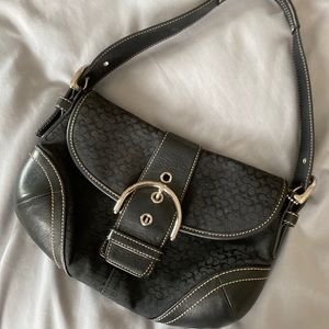 Coach Black Shoulder Bag